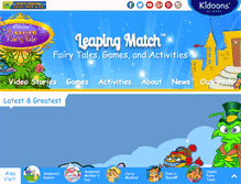 Tablet Screenshot of leapingmatch.com